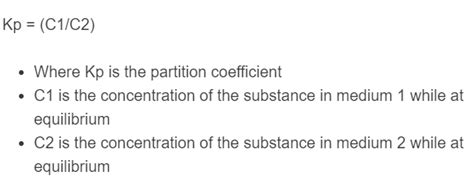 Partition Coefficient Calculator - Calculator Academy