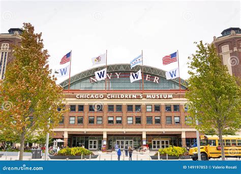 Exterior Facade of the Chicago Children`s Museum at the Navy Pier Editorial Stock Photo - Image ...