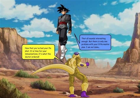 Golden Frieza Vs Goku Black by darthpinhead47 on DeviantArt