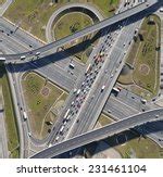 Image of Traffic on a motorway crossing | Freebie.Photography