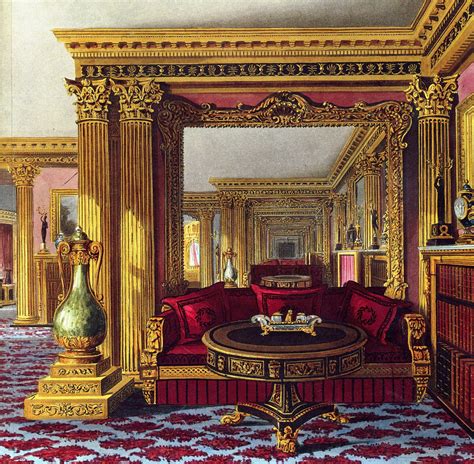 Interior of Carlton House The Golden Drawing-room | Regency Era: Other's Research | Pinterest ...