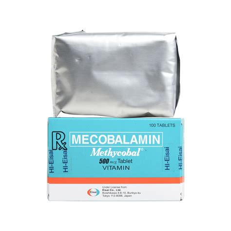 METHYCOBAL, Mecobalamin 500mcg 1 Tablet [PRESCRIPTION REQUIRED ...