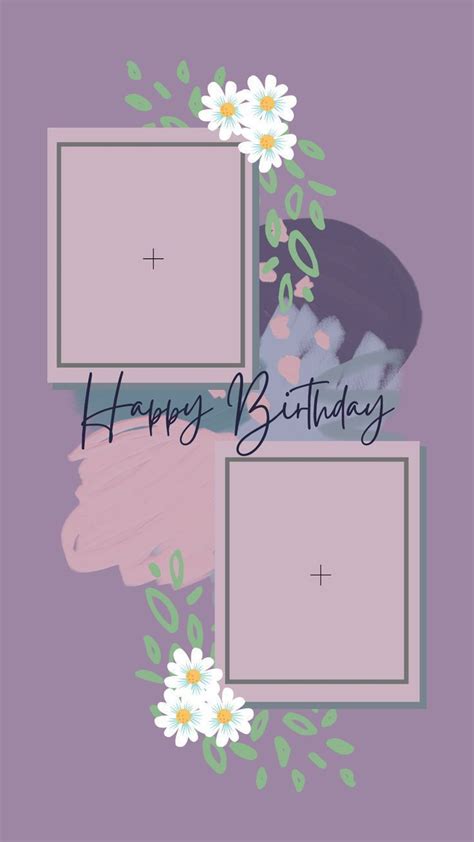 Birthday card | Birthday collage, Happy birthday template, Happy ...