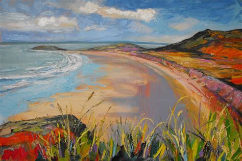 Judith I Bridgland: Painting in Swansea and the Gower Peninsula