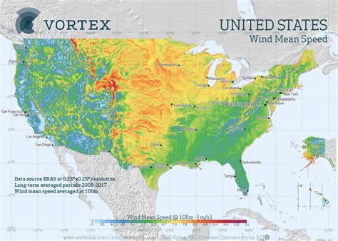 USA Wind Map - VORTEX