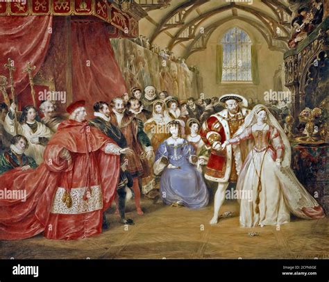 Stephanoff James - the Banquet of Henry VIII in York Place (Whitehall ...