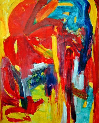 1993 - 'Fathers must die', abstract-expressionist painting… | Flickr