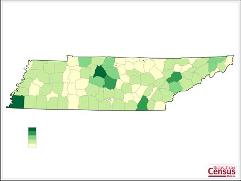 Tennessee County Population Map Free Download