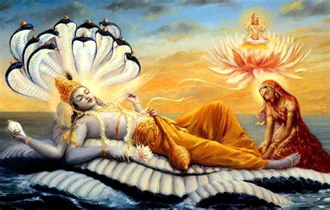 Lord Vishnu On Snake | भगवान विष्णु और सांप | Lord Vishnu Ka Saap | reason behind lord vishnu ...