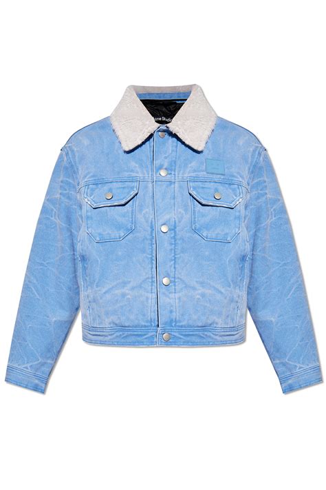 Acne Studios Denim jacket with detachable collar | Men's Clothing | Vitkac