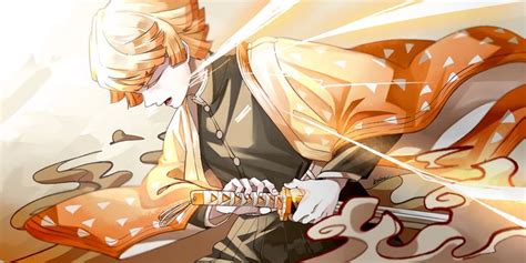 #Anime Demon Slayer: Kimetsu no Yaiba Zenitsu Agatsuma #5K #wallpaper # ...