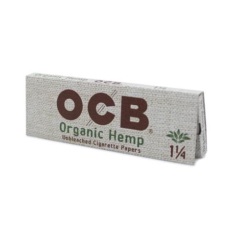 OCB Organic Hemp Rolling Papers - 1 1/4" - Smoke Cargo