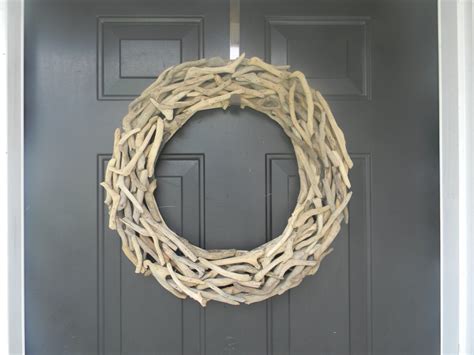 Large Driftwood Wreath Plain Driftwood Wreath Coastal