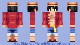 Luffy Minecraft Skin