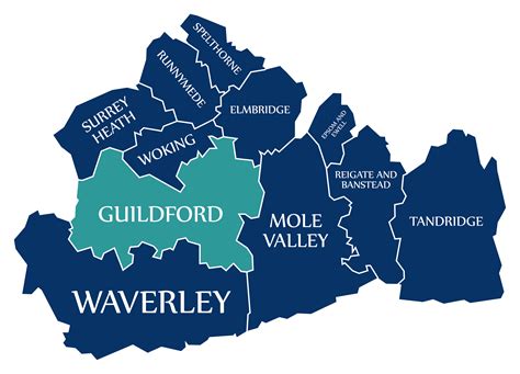 Guildford Council – map – Fuller Long