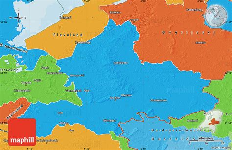 Political Map of Gelderland