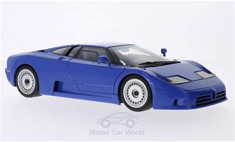 Diecast model cars Bugatti EB110 1/18 AUTOart GT blue 1991 - Alldiecast ...