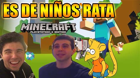 MINECRAFT ES PARA NIÑOS RATA - YouTube