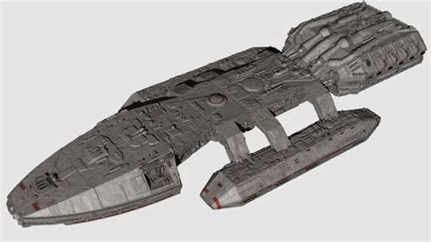 Battlestar Galactica Nova Class 3D model | CGTrader