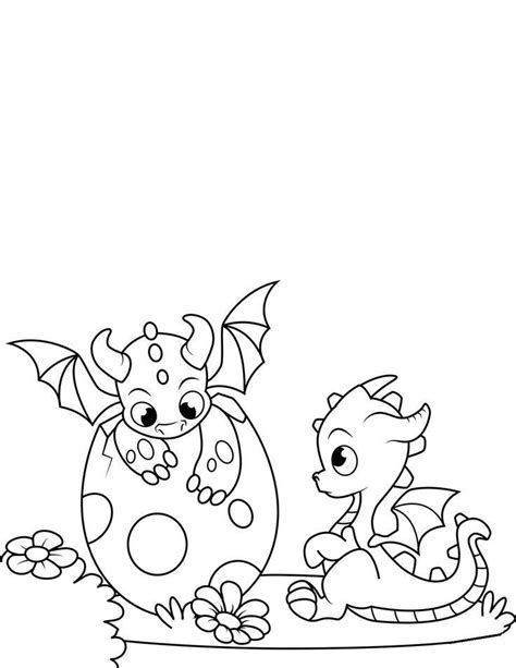 Baby Dragon Malvorlage | Bunny coloring pages, Cartoon coloring pages, Dinosaur coloring pages