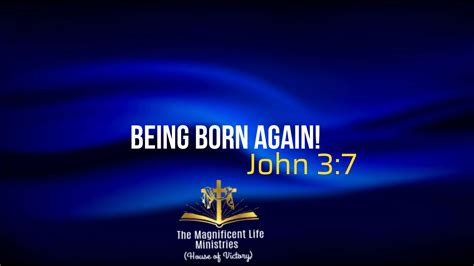 Being Born Again. - Maglife Daily Devotional