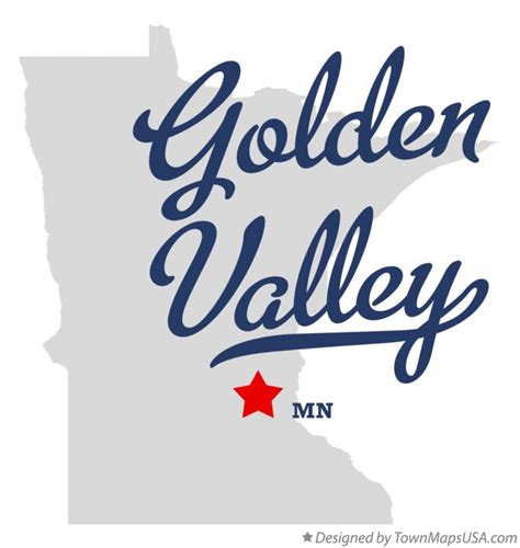 Map of Golden Valley, Hennepin County, MN, Minnesota