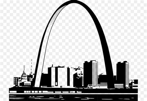 Free St. Louis Arch Silhouette, Download Free St. Louis Arch Silhouette ...