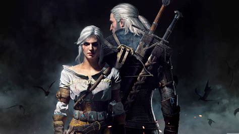 The Witcher 3 Wild Hunt Geralt And Ciri UHD 8K Wallpaper | Pixelz