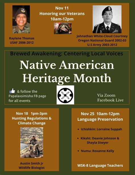 Native American Heritage Month events | The Environmental Center