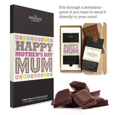 happy mother's day chocolate card by quirky gift library ...