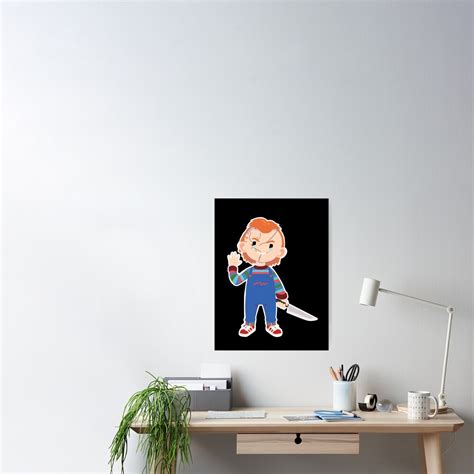 "cute Chucky fan art" Poster for Sale by Nova0720 | Redbubble