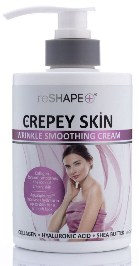 Crepey, ReShape Crepey Skin Wrinkle Smoothing Cream 15 Fl Oz , 444g - Walmart.com - Walmart.com