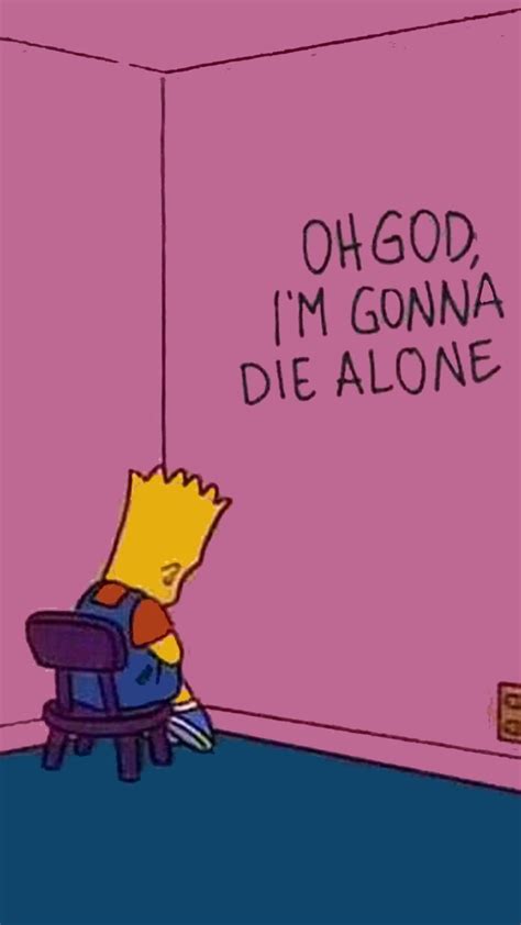 Aesthetic Sad Bart Simpson Wallpapers - Wallpaper Cave