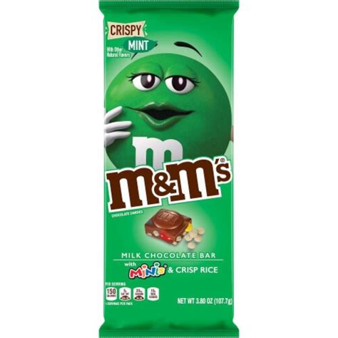 M&M's Crispy Mint Chocolate Bar with Minis & Crisp Rice, 3.8 oz - Fred Meyer