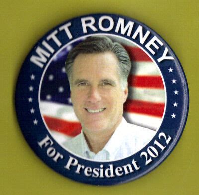 2012 Mitt Romney 2-1/4" / Presidential Campaign Button(Pin21) | eBay