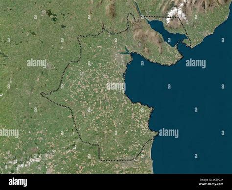 Louth, county of Ireland. Low resolution satellite map Stock Photo - Alamy