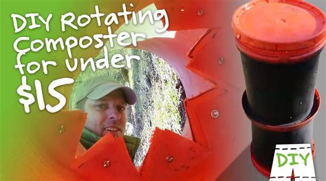 How To Make A DIY Rotating Composter From 2 Buckets | Diy compost, Compost bin diy, Compost