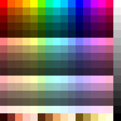 256 Color Palette