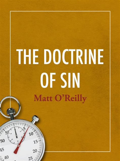 The Doctrine of Sin – My Seedbed