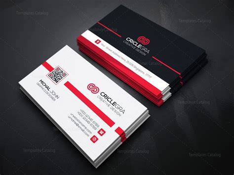 QR Code Business Card Template 2 - Template Catalog