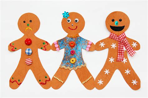 Gingerbread Man Craft Template