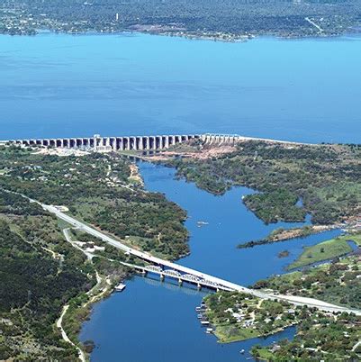 Lake Buchanan in the Highland Lakes of Central Texas