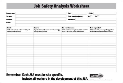 Safety Analysis Templates | 9+ Free Printable Word, Excel & PDF ...