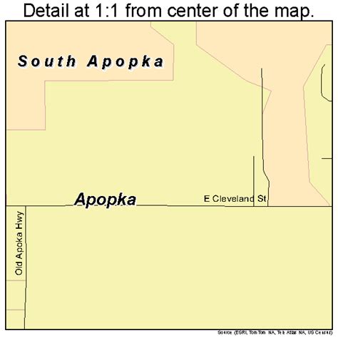 South Apopka Florida Street Map 1267163