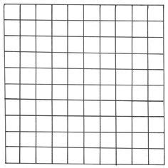 Printable Blank 100 Square Grid | Math | 100 grid, Grid, Number grid