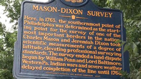 THIS DAY IN HISTORY – Mason and Dixon draw a line, dividing the colonies – 1767 – The Burning ...