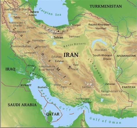 The map of Iran with the main mountains ranges, plains, counties and... | Download Scientific ...