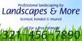 Landscaping Lawn Signs | eSigns