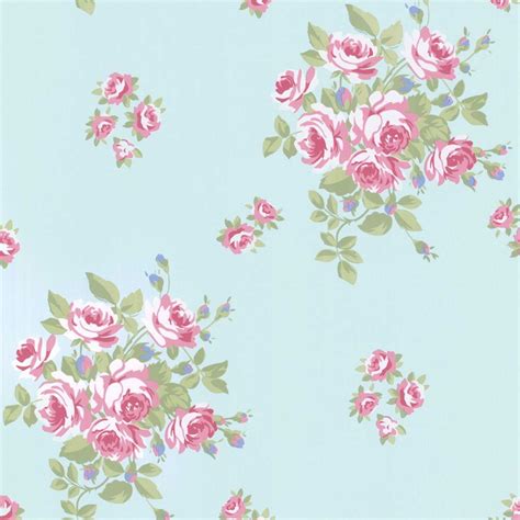 Blue Floral Victorian Wallpapers on WallpaperDog