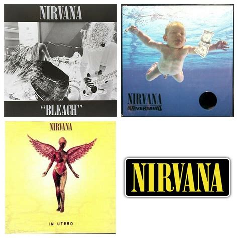 Nirvana - Studio Discography [New Latest/Newest Pressings] LP Vinyl Record Album in 2021 | Vinyl ...